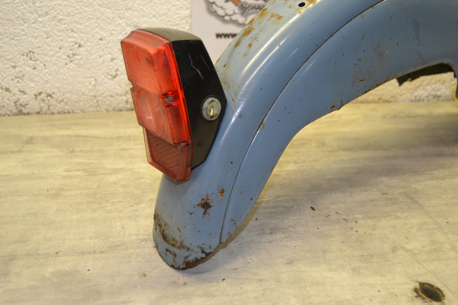 Garde boue arrière Mobylette Motobécane Motobecane AV88 Bleu youngtimer – Image 7