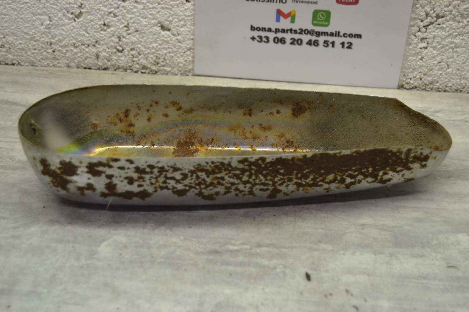 Enjoliveur gauche chromé cadre Mobylette Motobécane Motobecane AV88 youngtimer – Image 6