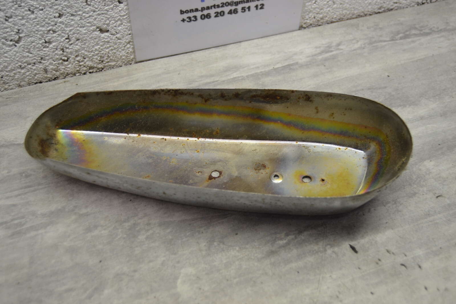 Enjoliveur gauche chromé cadre Mobylette Motobécane Motobecane AV88 youngtimer – Image 7