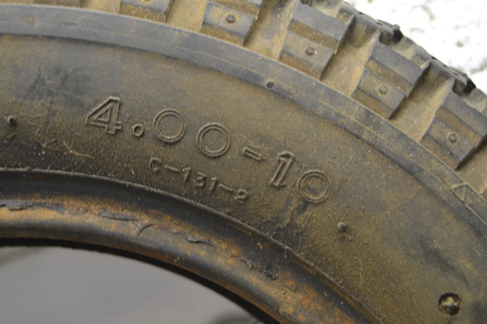 Pneus tyre original Honda Chaly CF50 4.00-10 – Image 4