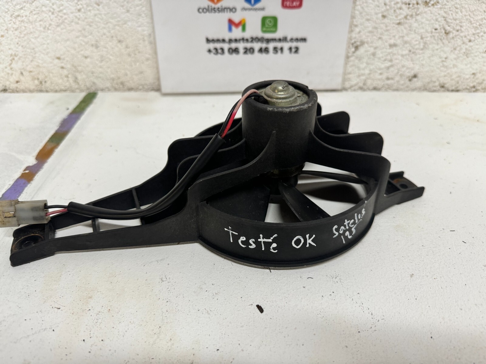 Ventilateur radiateur Peugeot 125 Satelis K15 2006-09 – Image 3