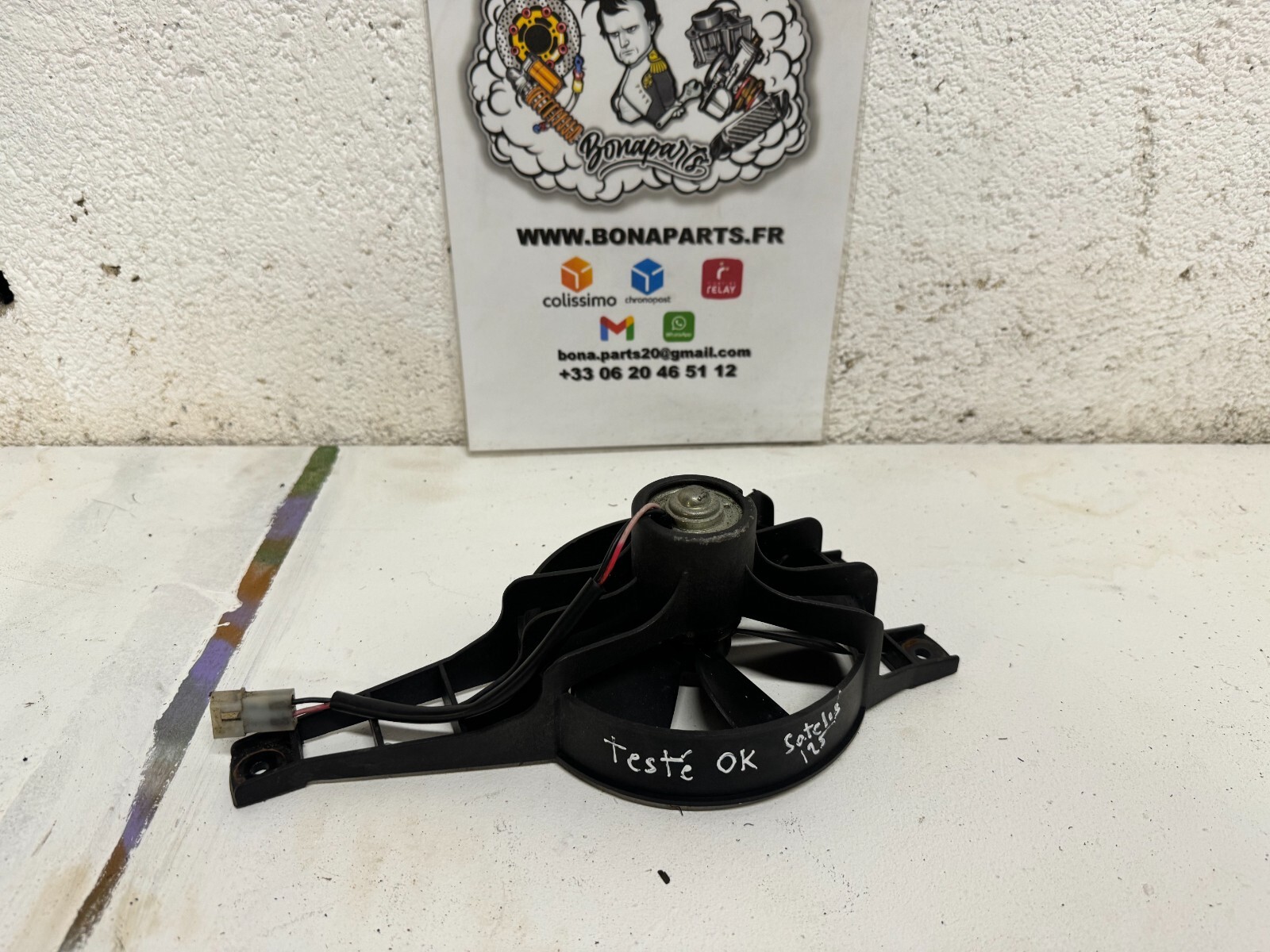 Ventilateur radiateur Peugeot 125 Satelis K15 2006-09