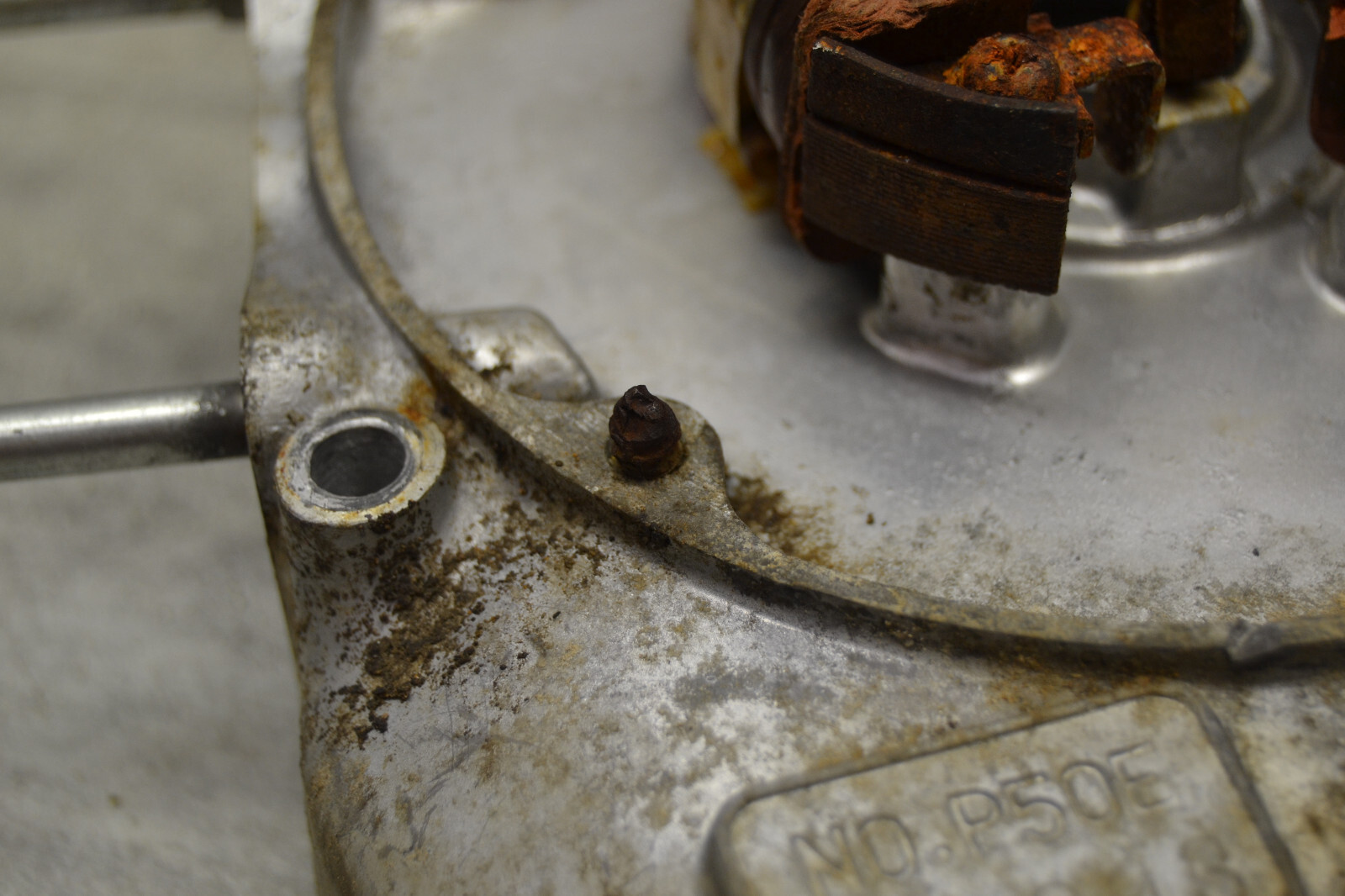 Carter d'allumage Honda P50 1967 ignition case – Image 3