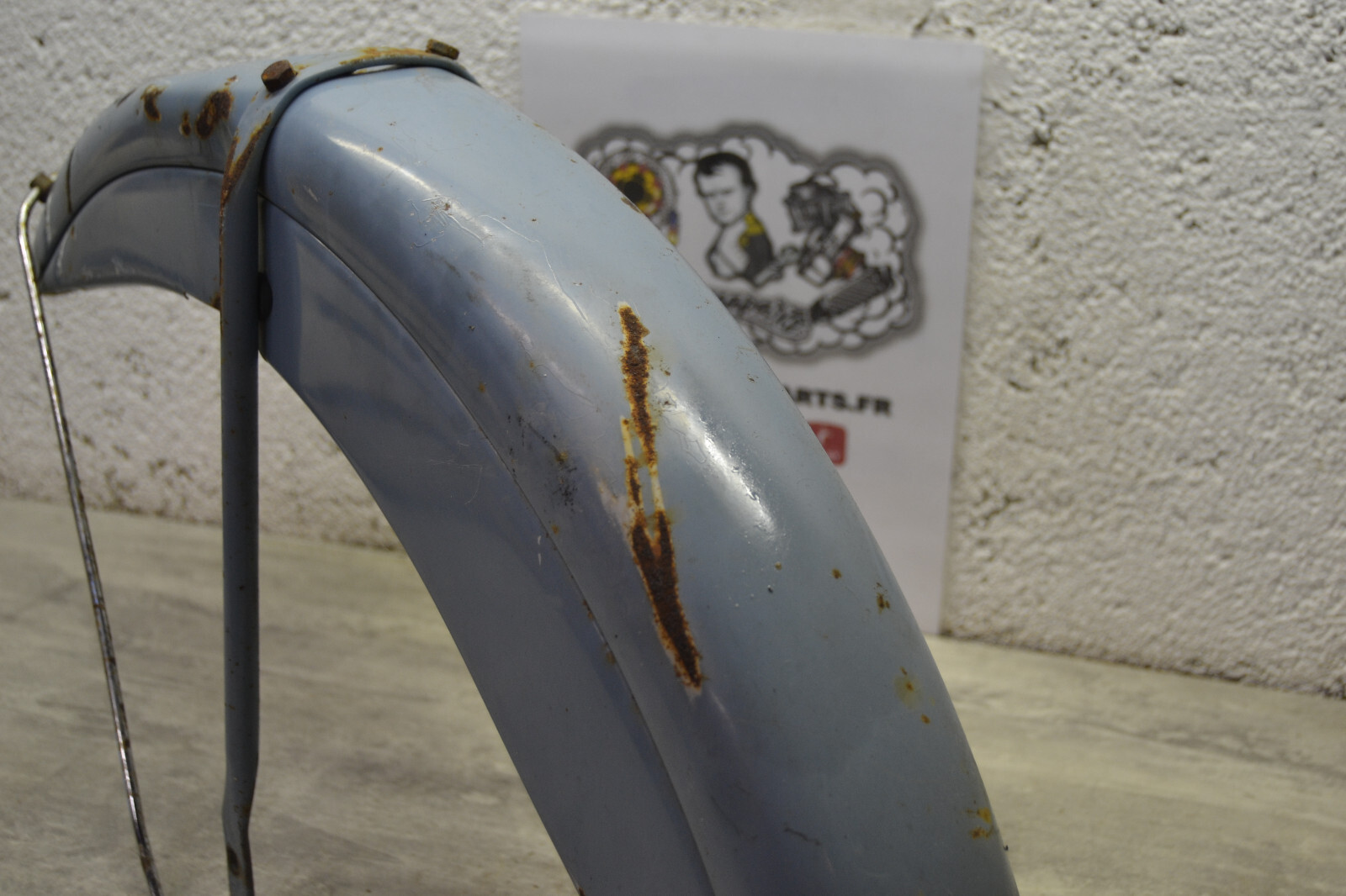 Garde boue avant Mobylette Motobécane Motobecane AV88 Bleu youngtimer – Image 5