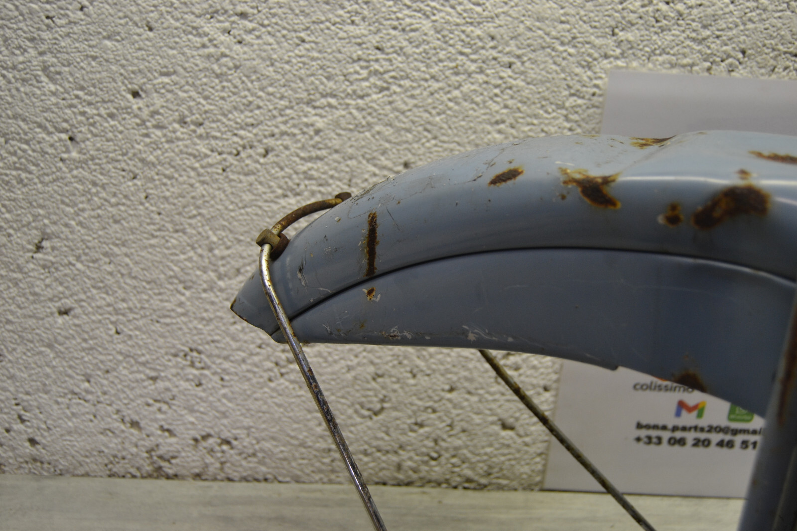 Garde boue avant Mobylette Motobécane Motobecane AV88 Bleu youngtimer – Image 7