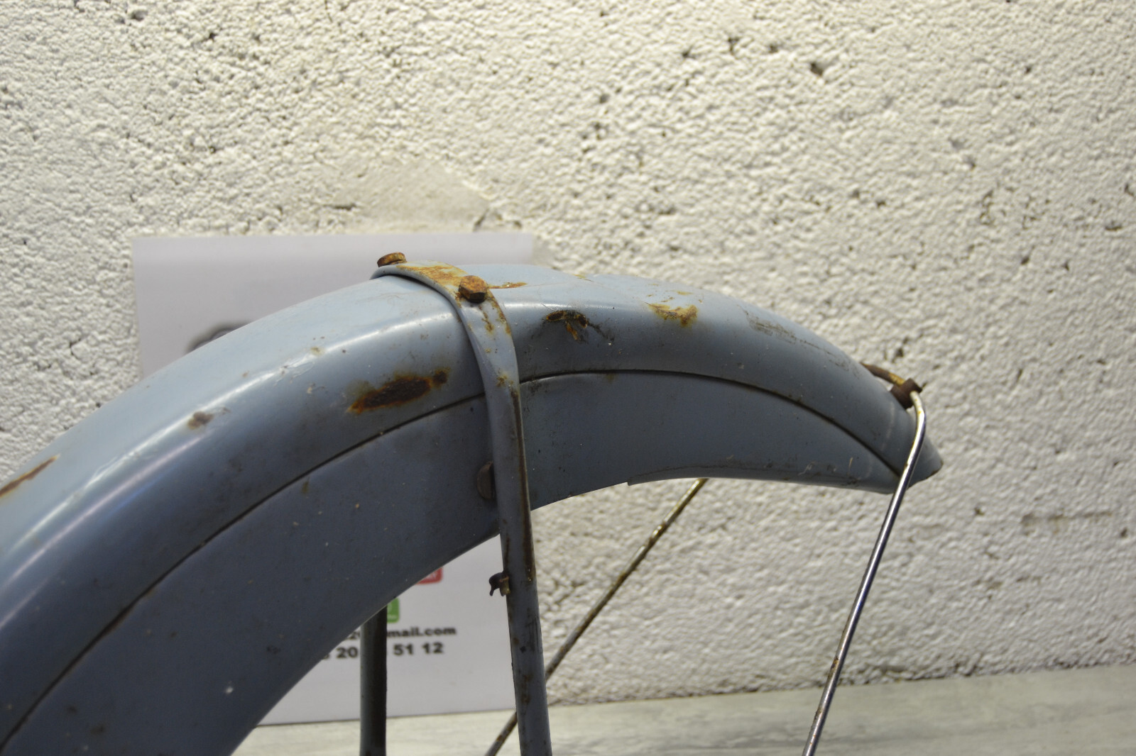 Garde boue avant Mobylette Motobécane Motobecane AV88 Bleu youngtimer – Image 10