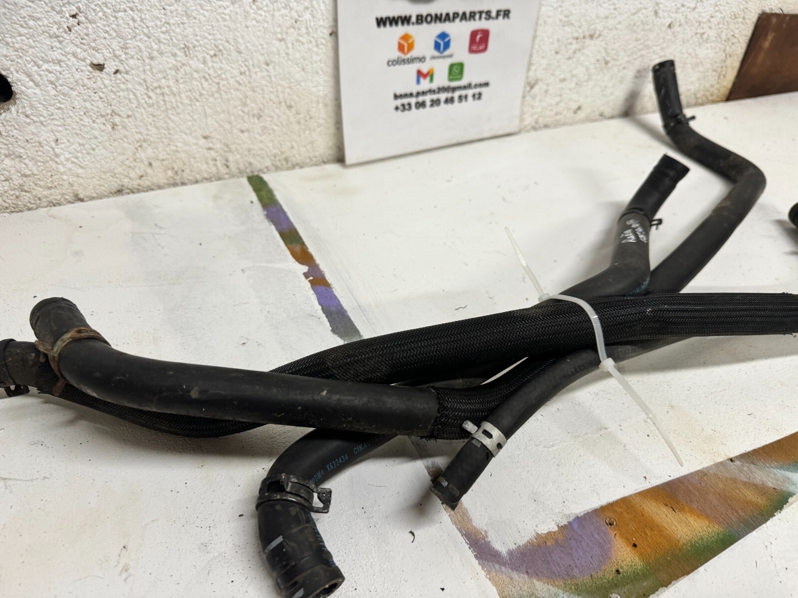 Lot durites radiateur Peugeot 125 Satelis K15 2006-09 – Image 3