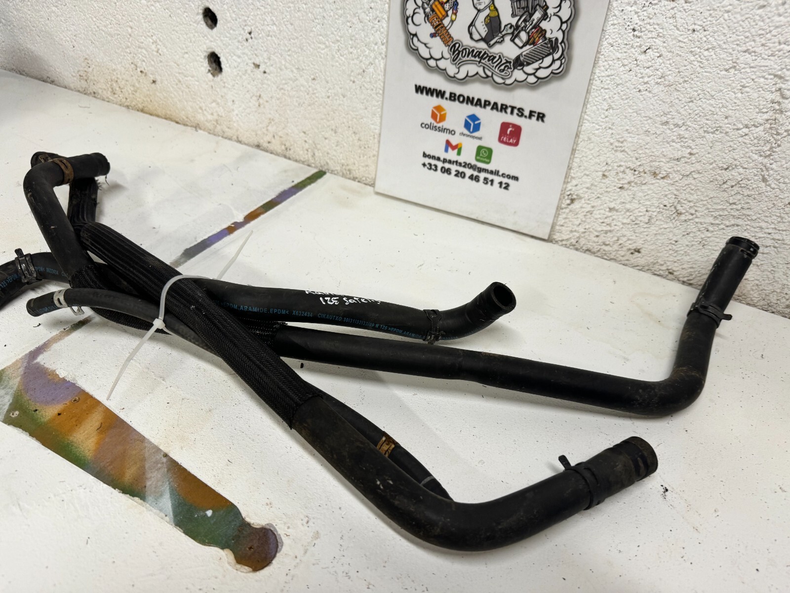 Lot durites radiateur Peugeot 125 Satelis K15 2006-09 – Image 4