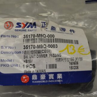 SYM Boutons commodo 35170-M9Q-000