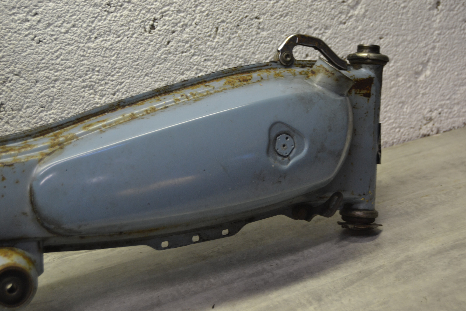 Cadre Mobylette Motobécane Motobecane AV88 bleu youngtimer frame telaio – Image 15