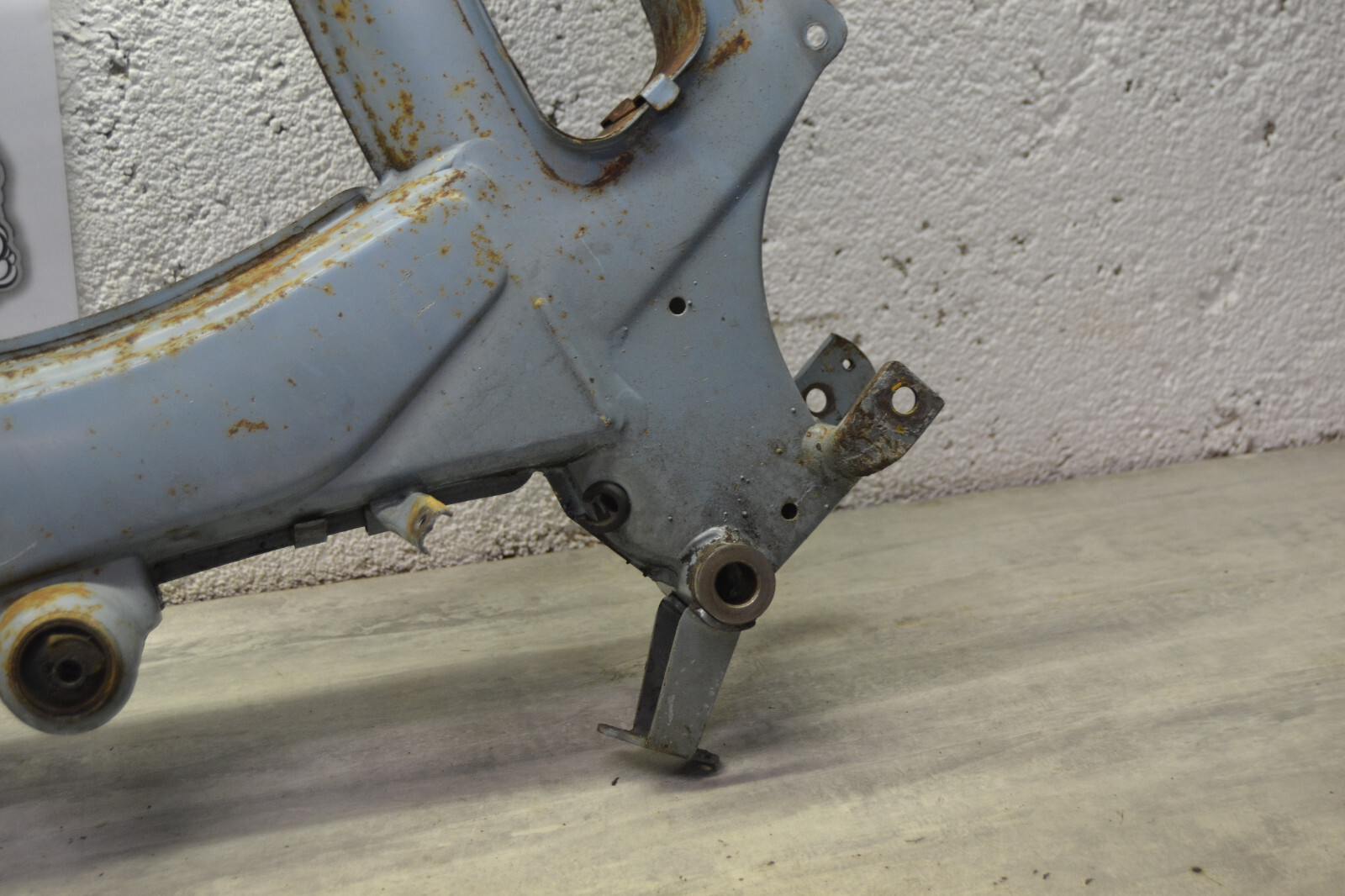 Cadre Mobylette Motobécane Motobecane AV88 bleu youngtimer frame telaio – Image 5