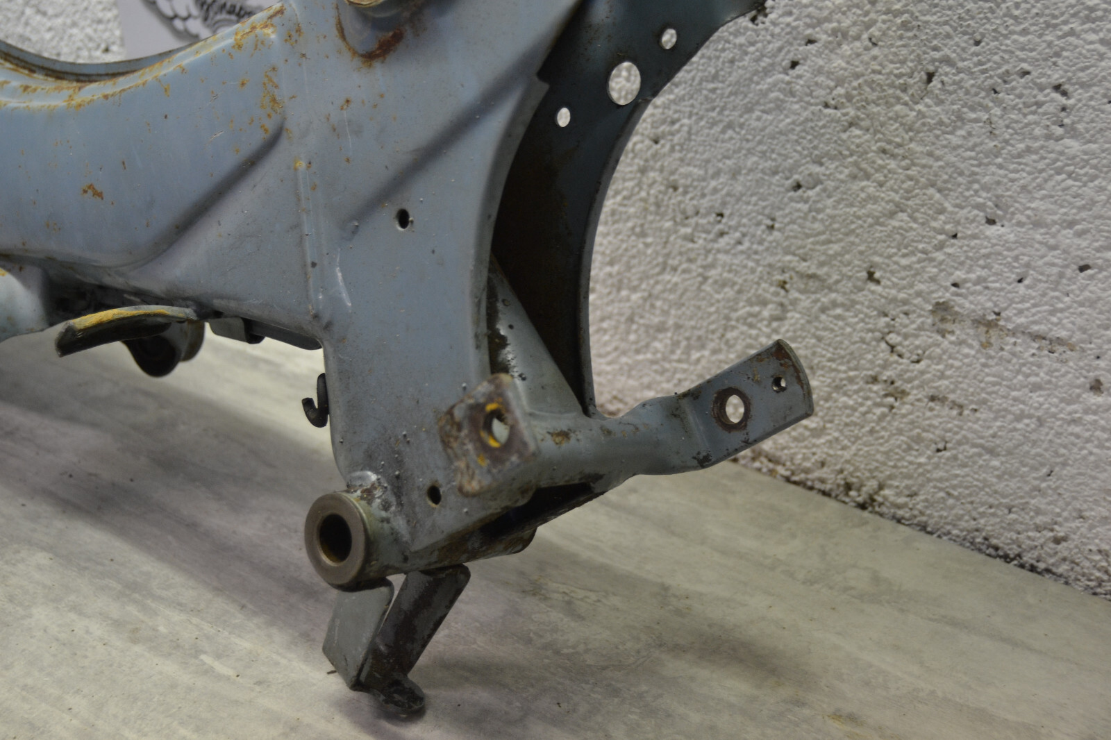 Cadre Mobylette Motobécane Motobecane AV88 bleu youngtimer frame telaio – Image 7