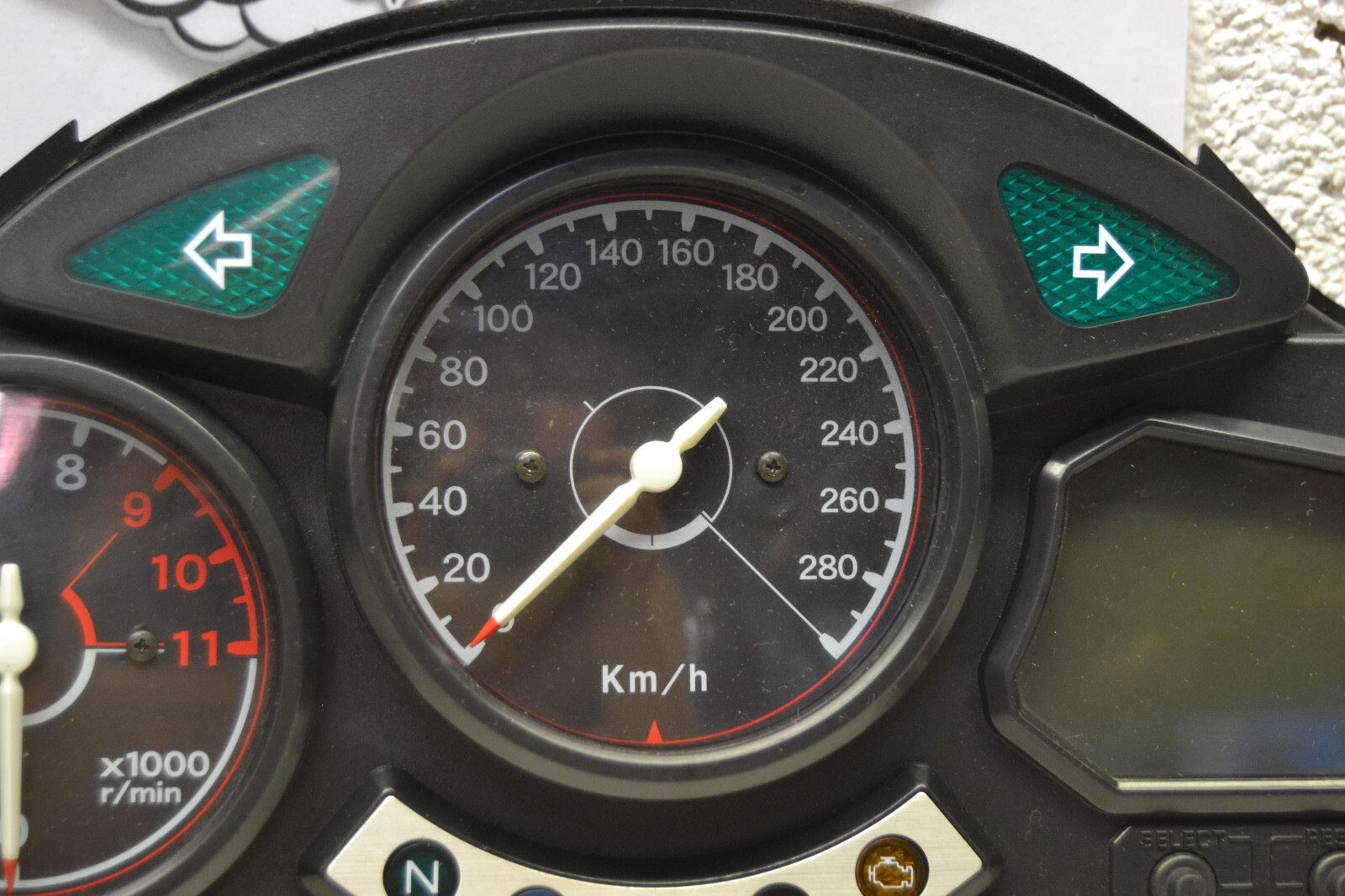 Compteur vitesse speedometer Yamaha FJR1300 FJR 1300 2001-2002 5JW – Image 4