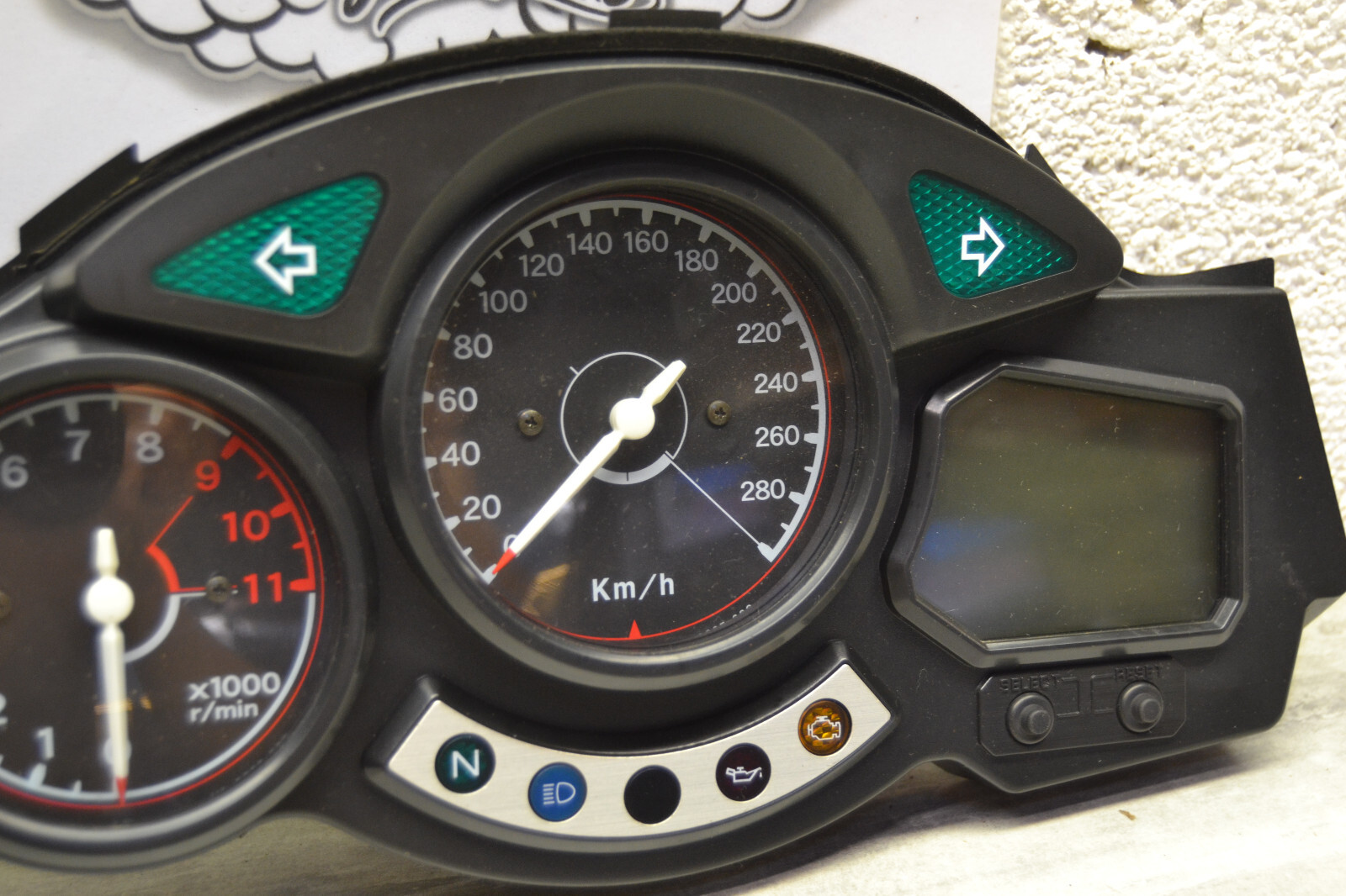 Compteur vitesse speedometer Yamaha FJR1300 FJR 1300 2001-2002 5JW – Image 6