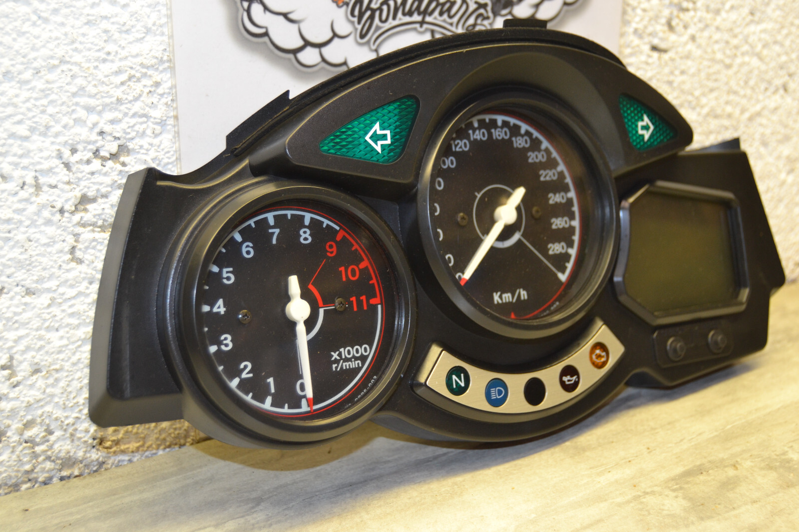 Compteur vitesse speedometer Yamaha FJR1300 FJR 1300 2001-2002 5JW – Image 8