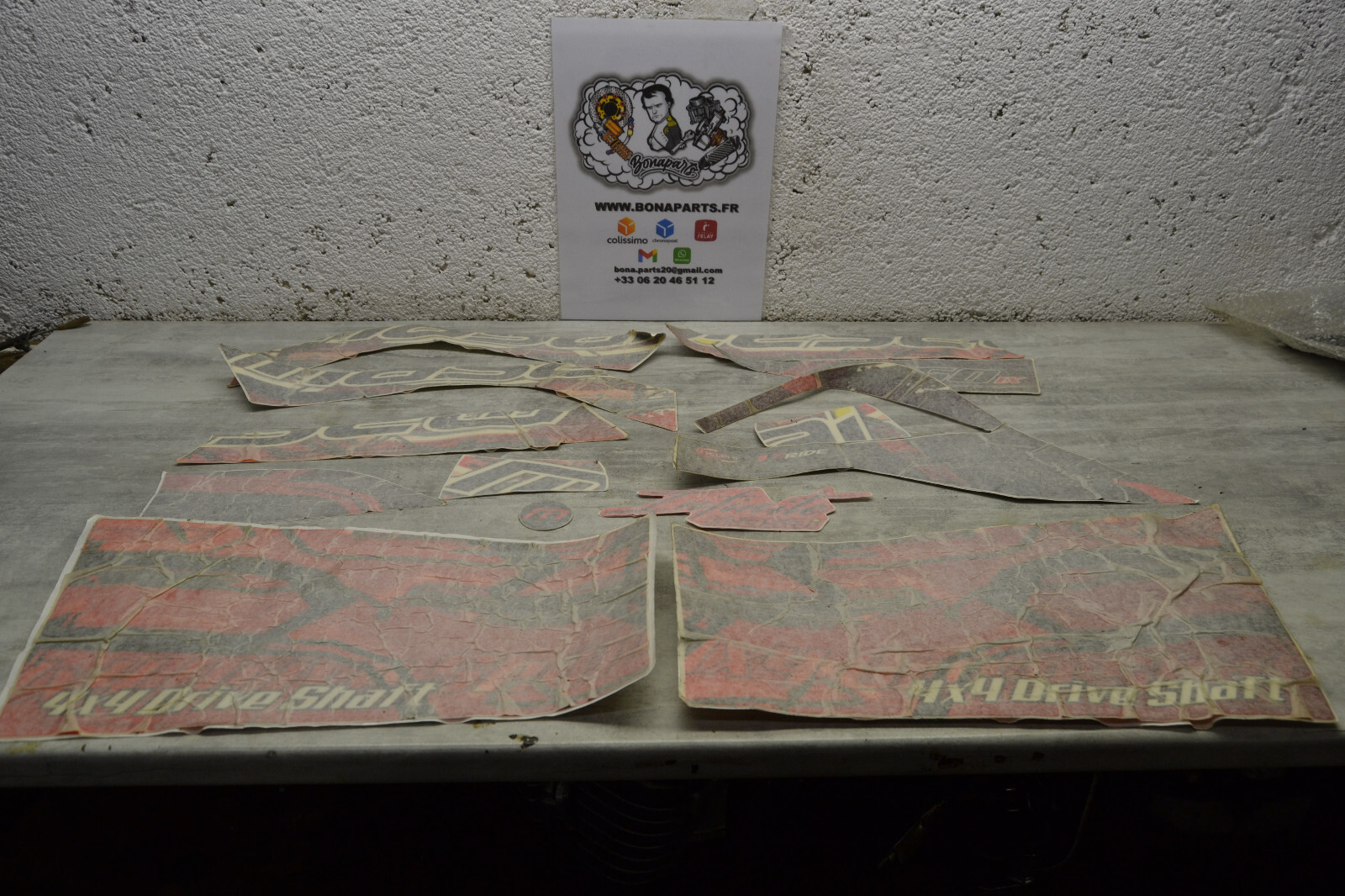 Kit déco graphics sticker carénages Quad atv Masai a750ix 4x4