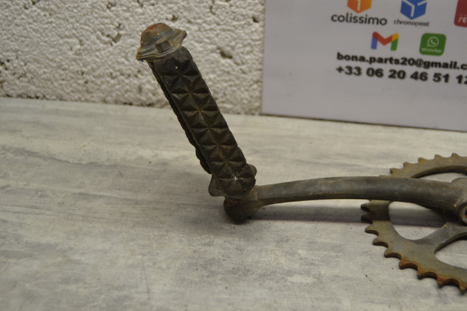 Pédale gauche Honda P50 1967 left pedal assy – Image 3