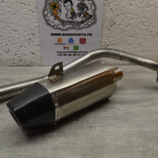 Pot echappement Honda CRF 110 CRF110 carb carbone inox exhaust pipe scarico