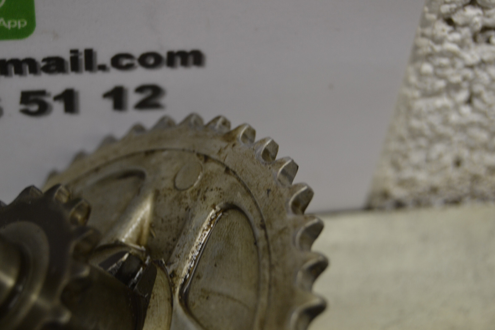 Transmission pignon chaine Honda Amigo P50 1967 trans chain sprocket – Image 12