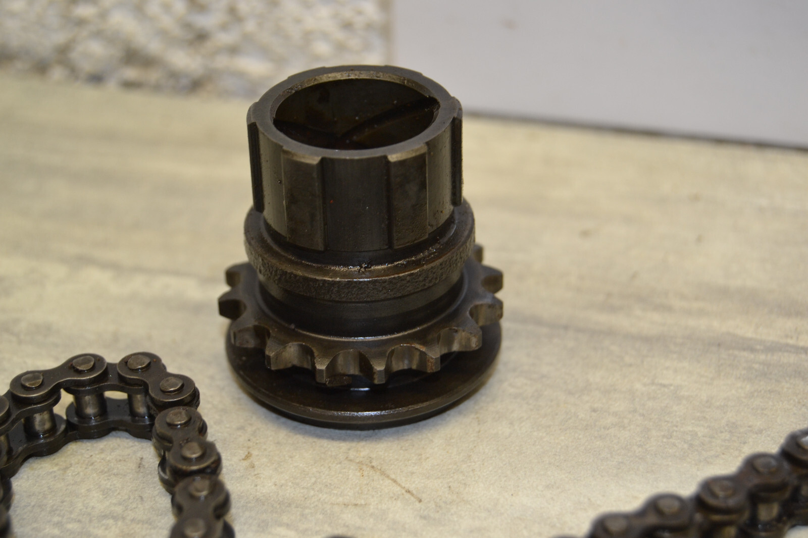 Transmission pignon chaine Honda Amigo P50 1967 trans chain sprocket – Image 13