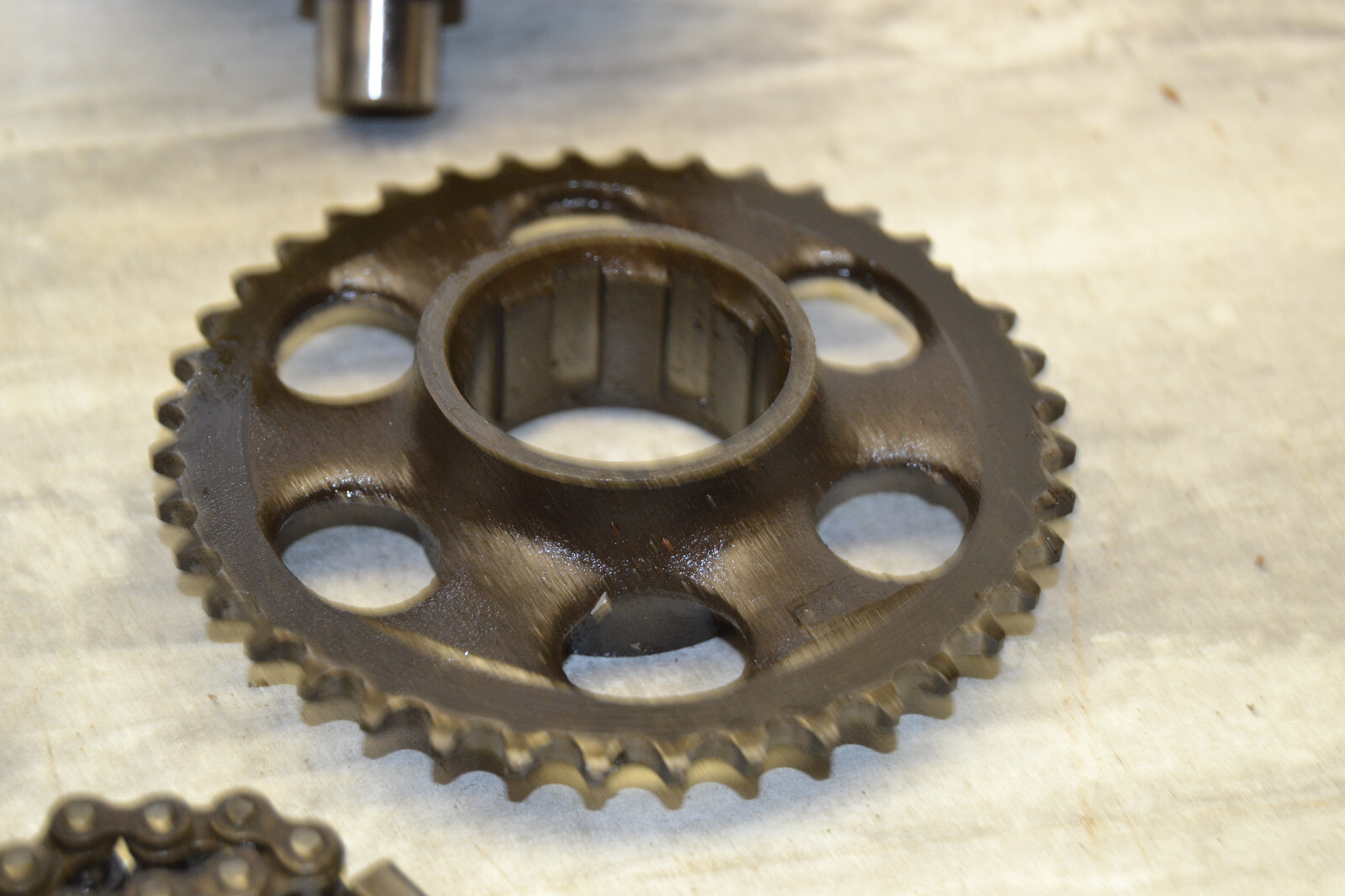 Transmission pignon chaine Honda Amigo P50 1967 trans chain sprocket – Image 5