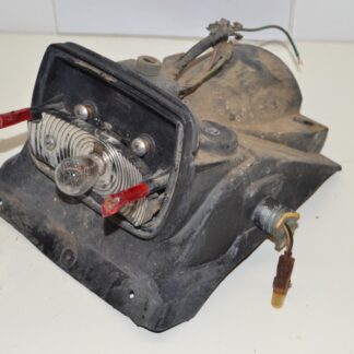 Bavette feu arrière support plaque plate holder stop light Honda 125 MTX TC02 88
