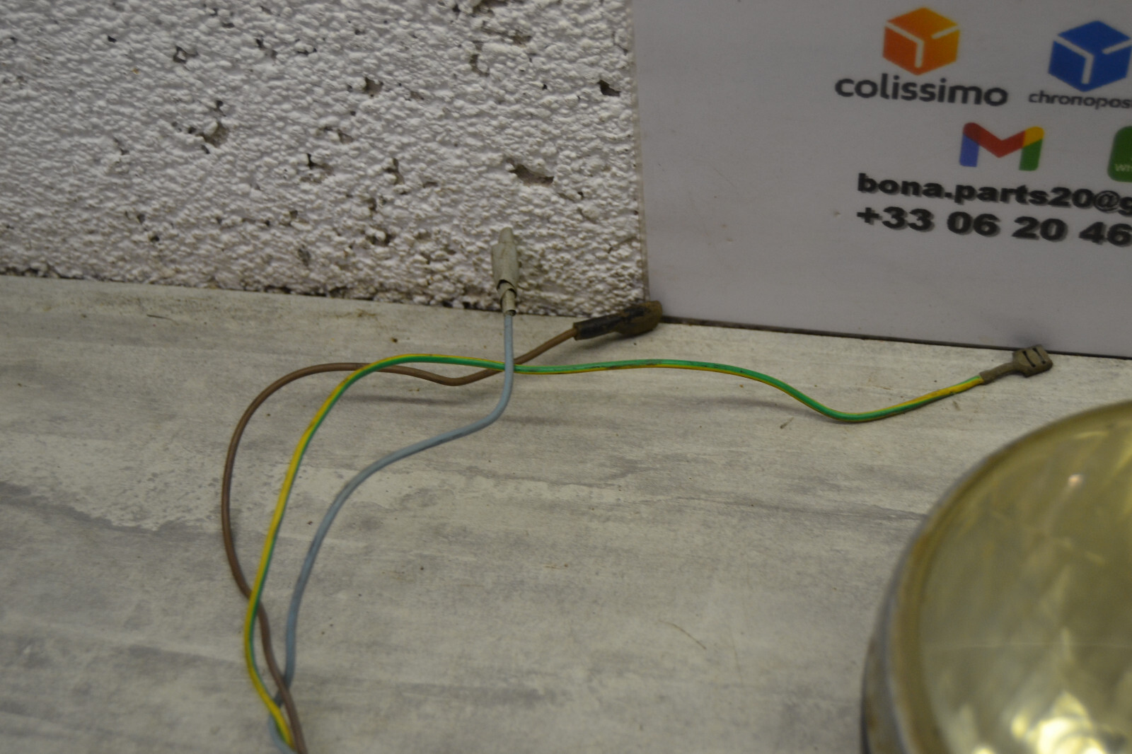 Phare d'origine complet Mobylette Motobécane Motobecane AV88 Bleu youngtimer – Image 4