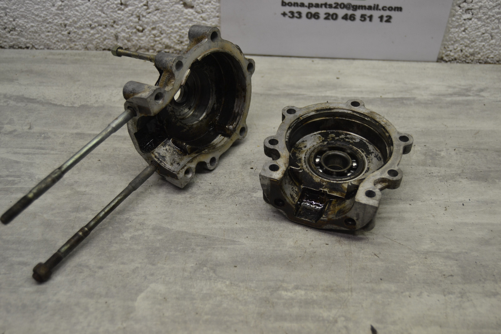 Jeu carter centraux moteur Mobylette Motobécane Motobecane AV88 Bleu youngtimer