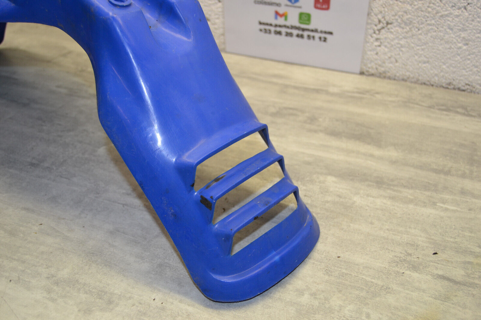 garde boue avant Yamaha XT 600 2KF fareway blue – Image 6