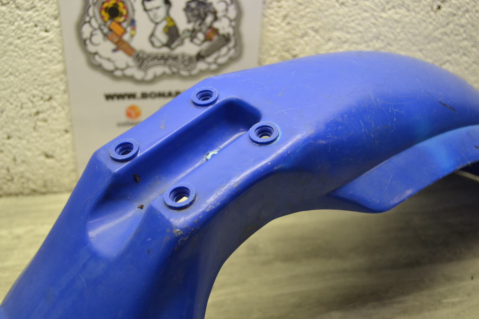 garde boue avant Yamaha XT 600 2KF fareway blue – Image 8