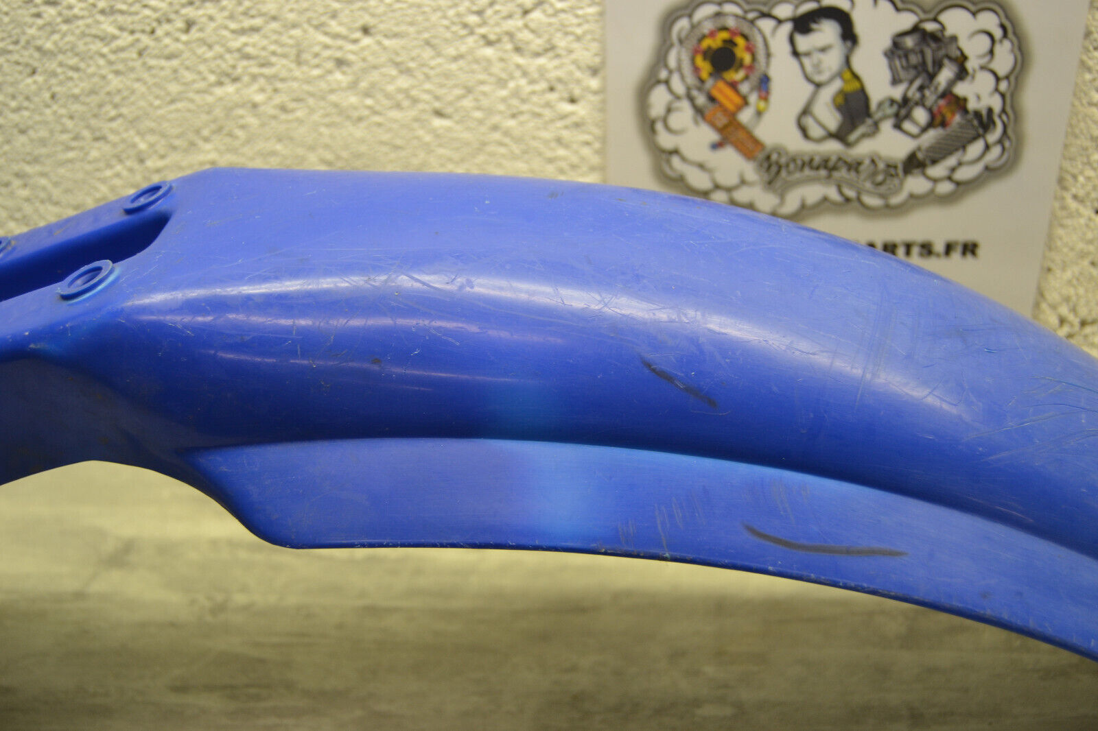 garde boue avant Yamaha XT 600 2KF fareway blue – Image 9