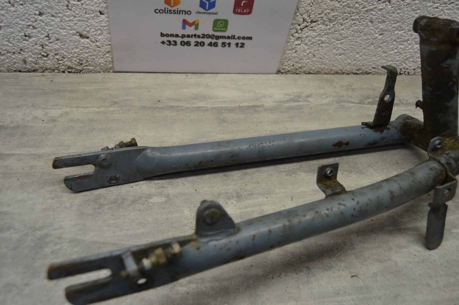 Bras oscillant swingarm Mobylette Motobécane Motobecane AV88 Bleu youngtimer – Image 15