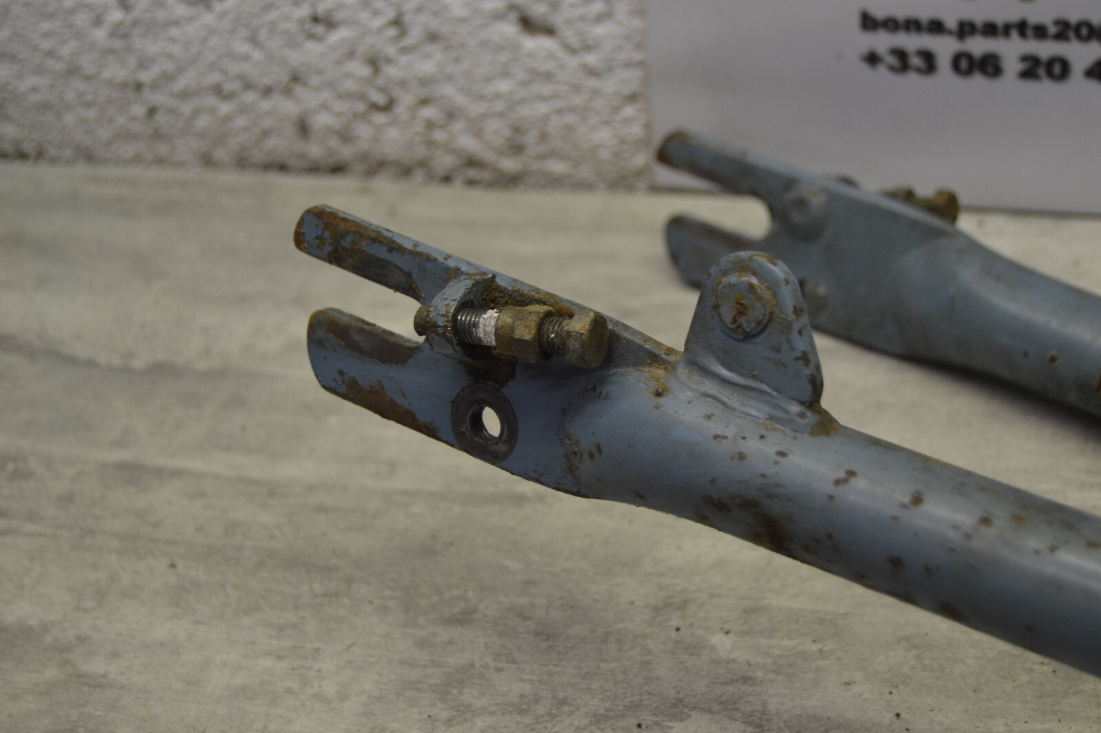 Bras oscillant swingarm Mobylette Motobécane Motobecane AV88 Bleu youngtimer – Image 3