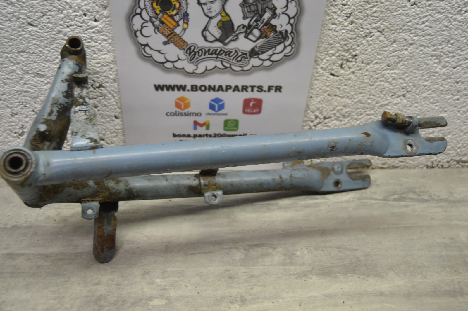 Bras oscillant swingarm Mobylette Motobécane Motobecane AV88 Bleu youngtimer – Image 7