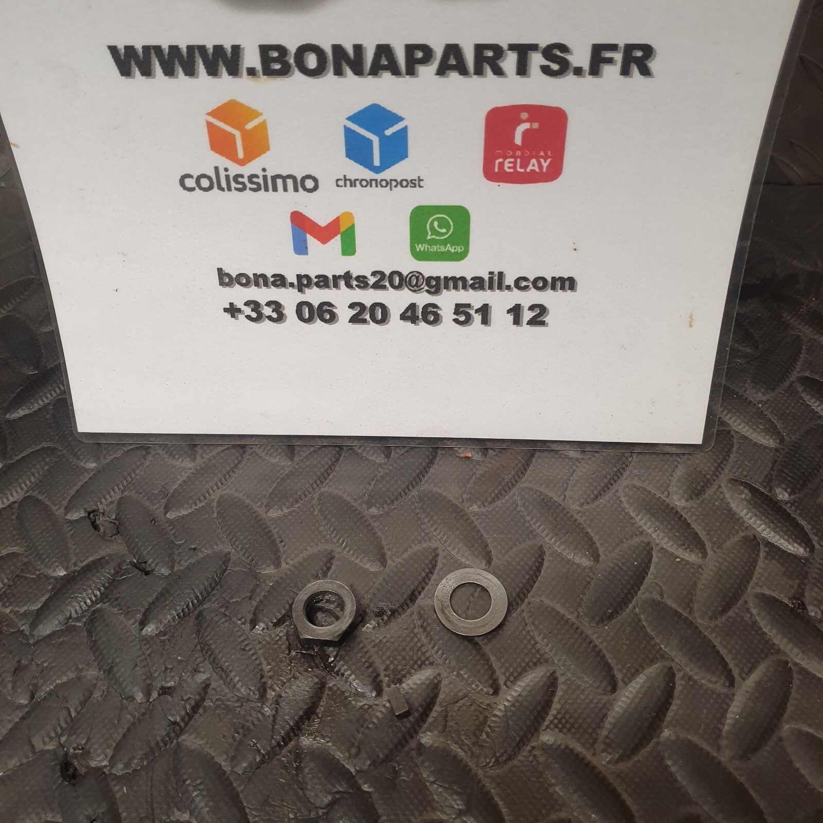 Ecrou rondelle clavette equilibreur Yamaha 125 DTLC 10V 1982-87