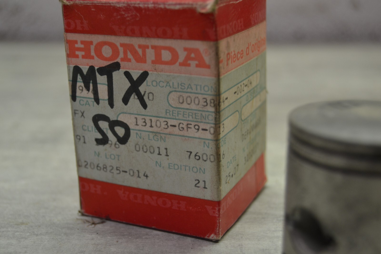 Piston neuf HONDA MTX 50 13103-gf9-013 cote b – Image 5