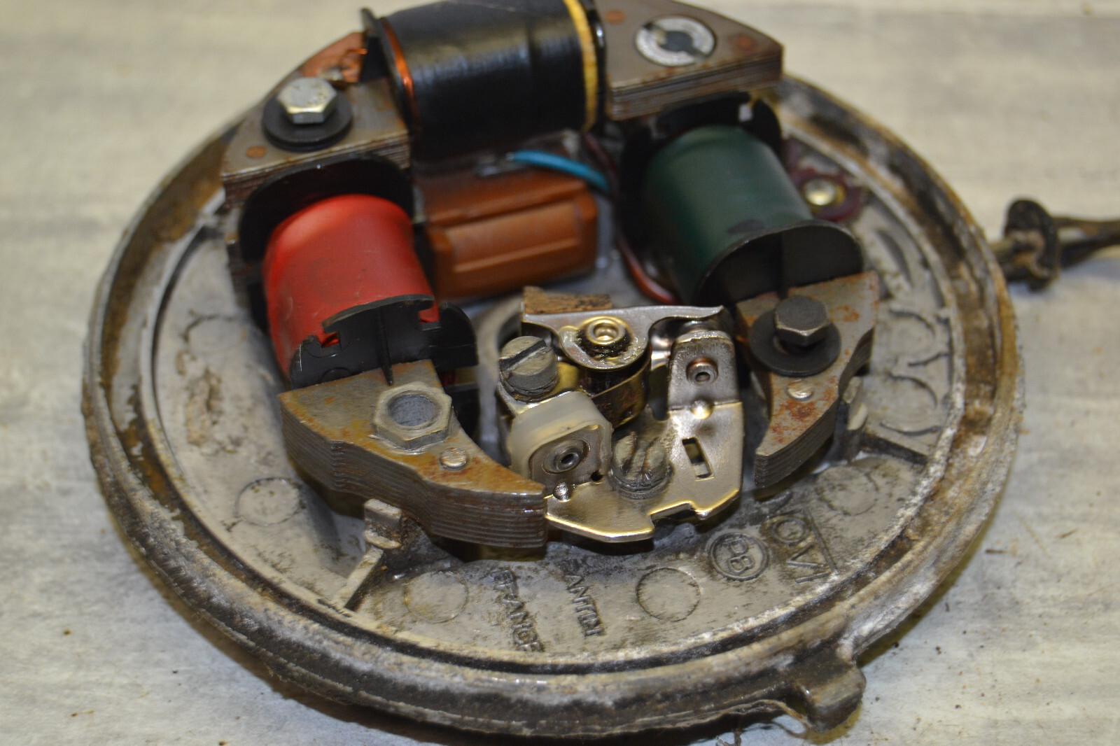 Plateau d'allumage stator Mobylette Motobécane Motobecane AV88 Bleu youngtimer – Image 3