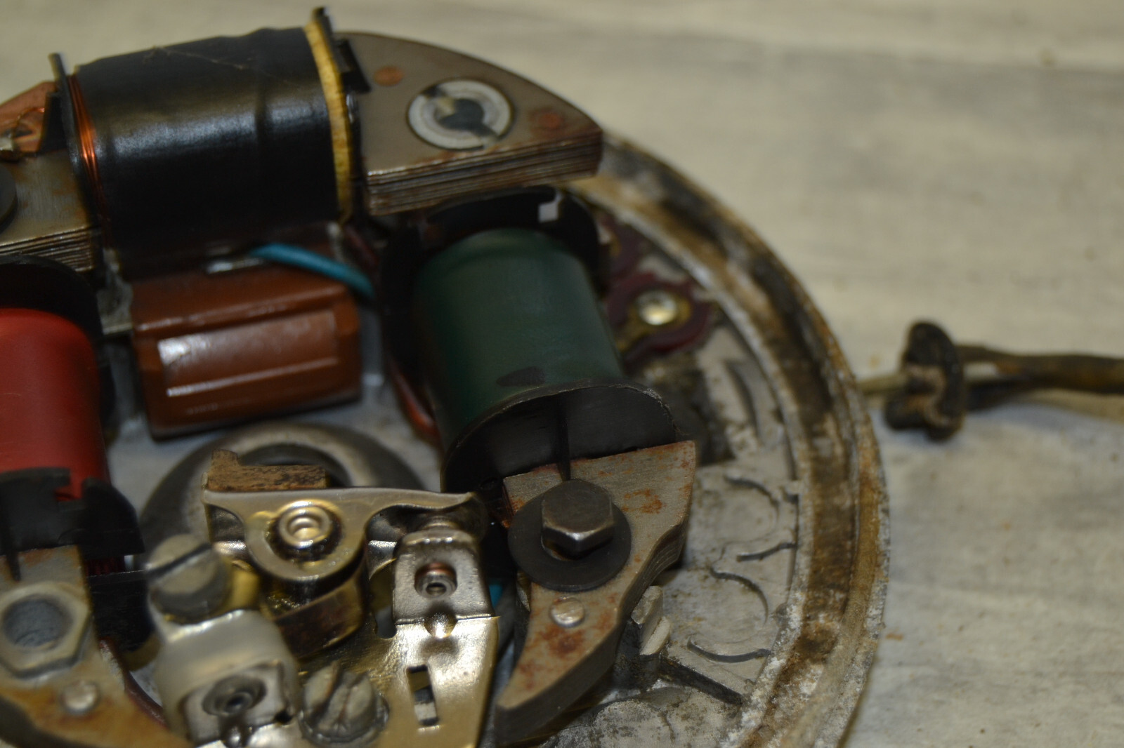 Plateau d'allumage stator Mobylette Motobécane Motobecane AV88 Bleu youngtimer – Image 4