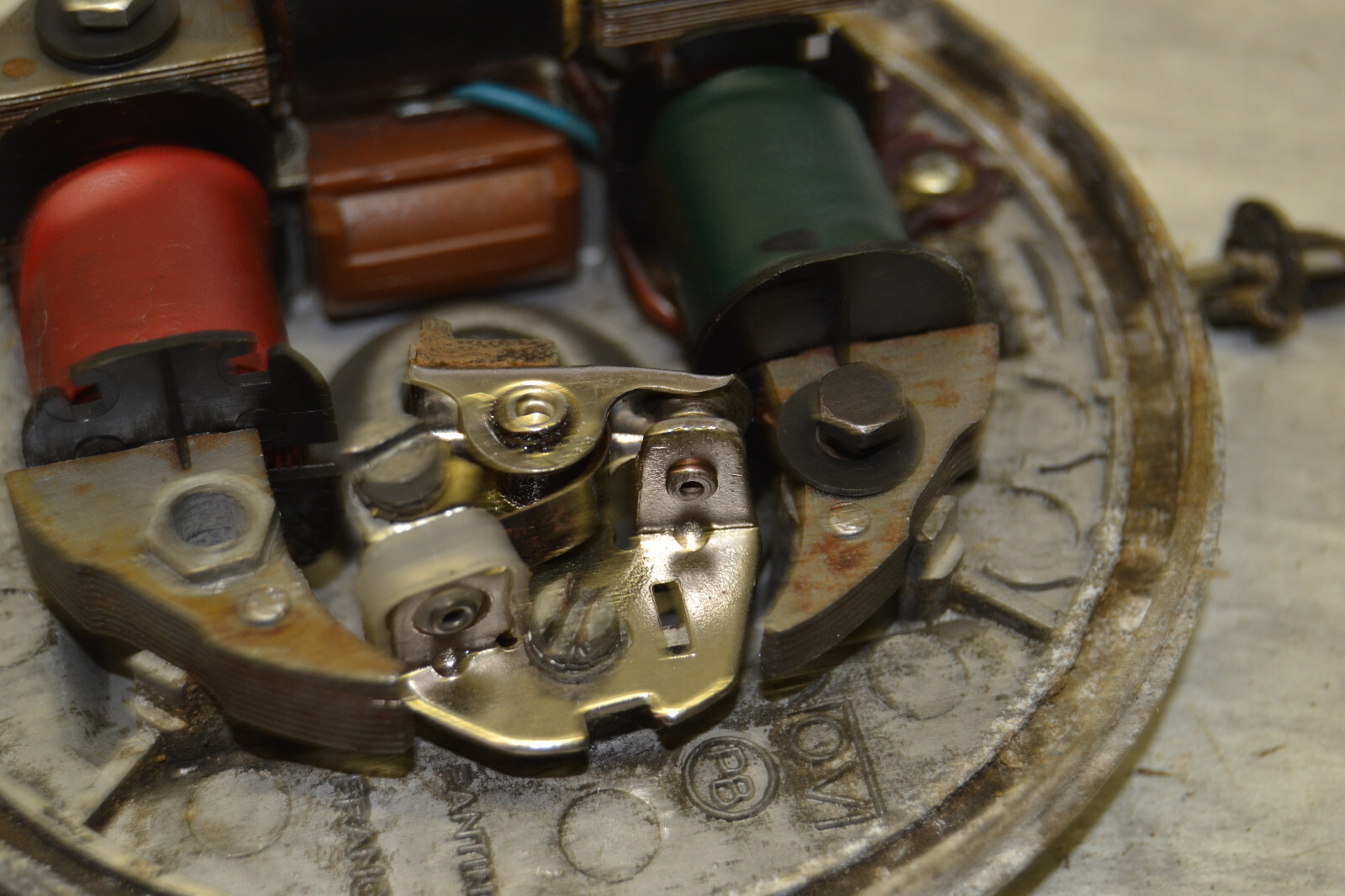 Plateau d'allumage stator Mobylette Motobécane Motobecane AV88 Bleu youngtimer – Image 6