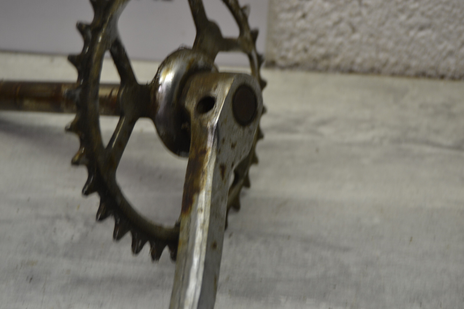 Pédalier axe droit pignon Mobylette Motobécane Motobecane AV88 Bleu youngtimer – Image 6