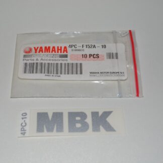 Sticker gris MBK Skyliner Skycruiser 125 Embleme face avant scooter