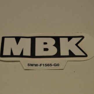 Sticker noir blanc MBK Booster spirit 50 Embleme face avant scooter 5WW-F1565-G0
