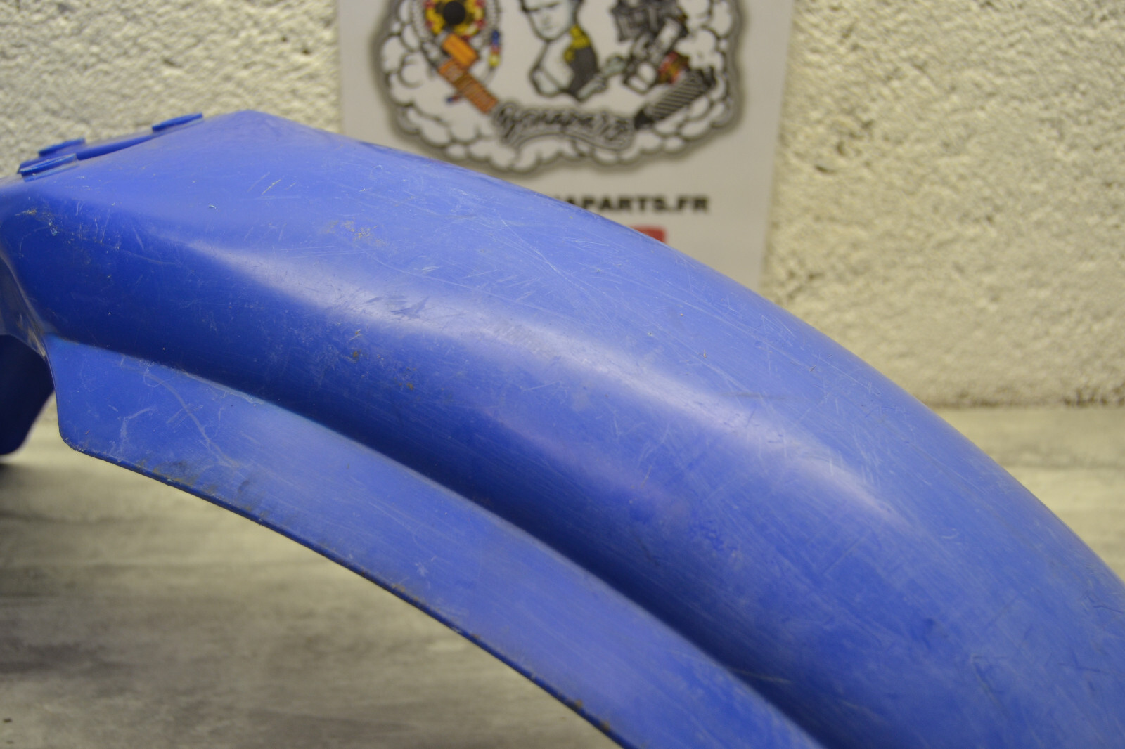 garde boue avant Yamaha XT 600 2KF fareway blue – Image 4