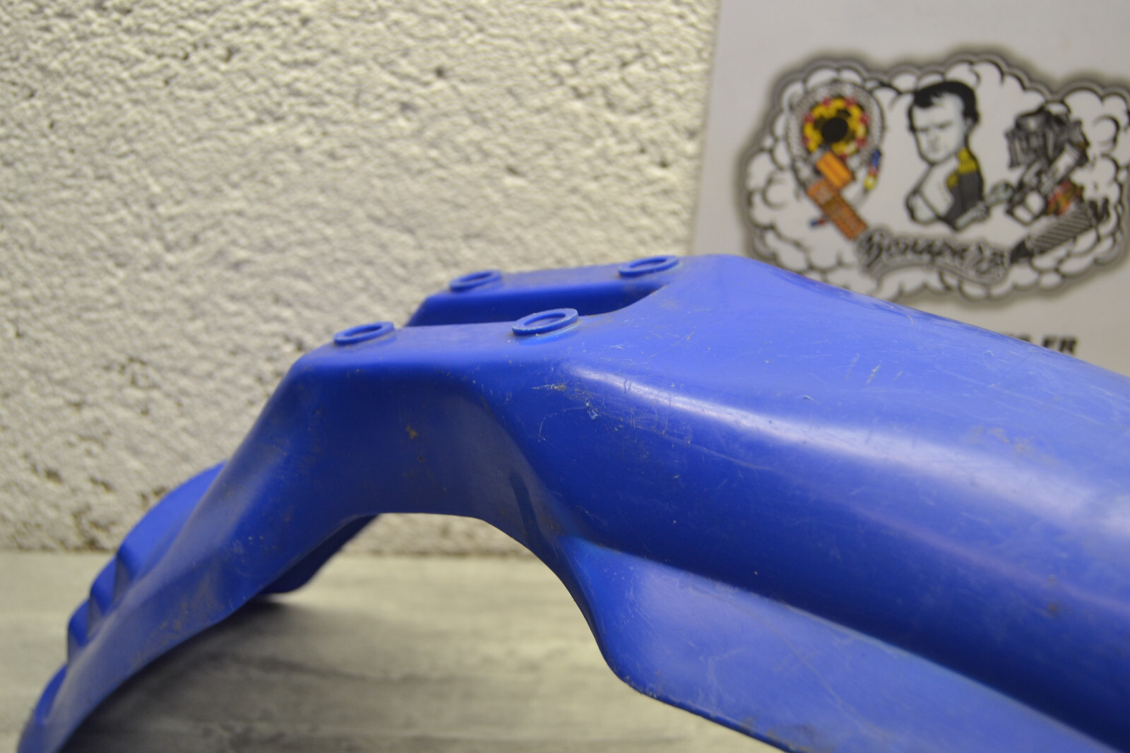 garde boue avant Yamaha XT 600 2KF fareway blue – Image 5