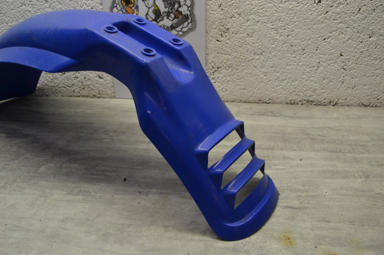 garde boue avant Yamaha XT 600 2KF fareway blue – Image 7
