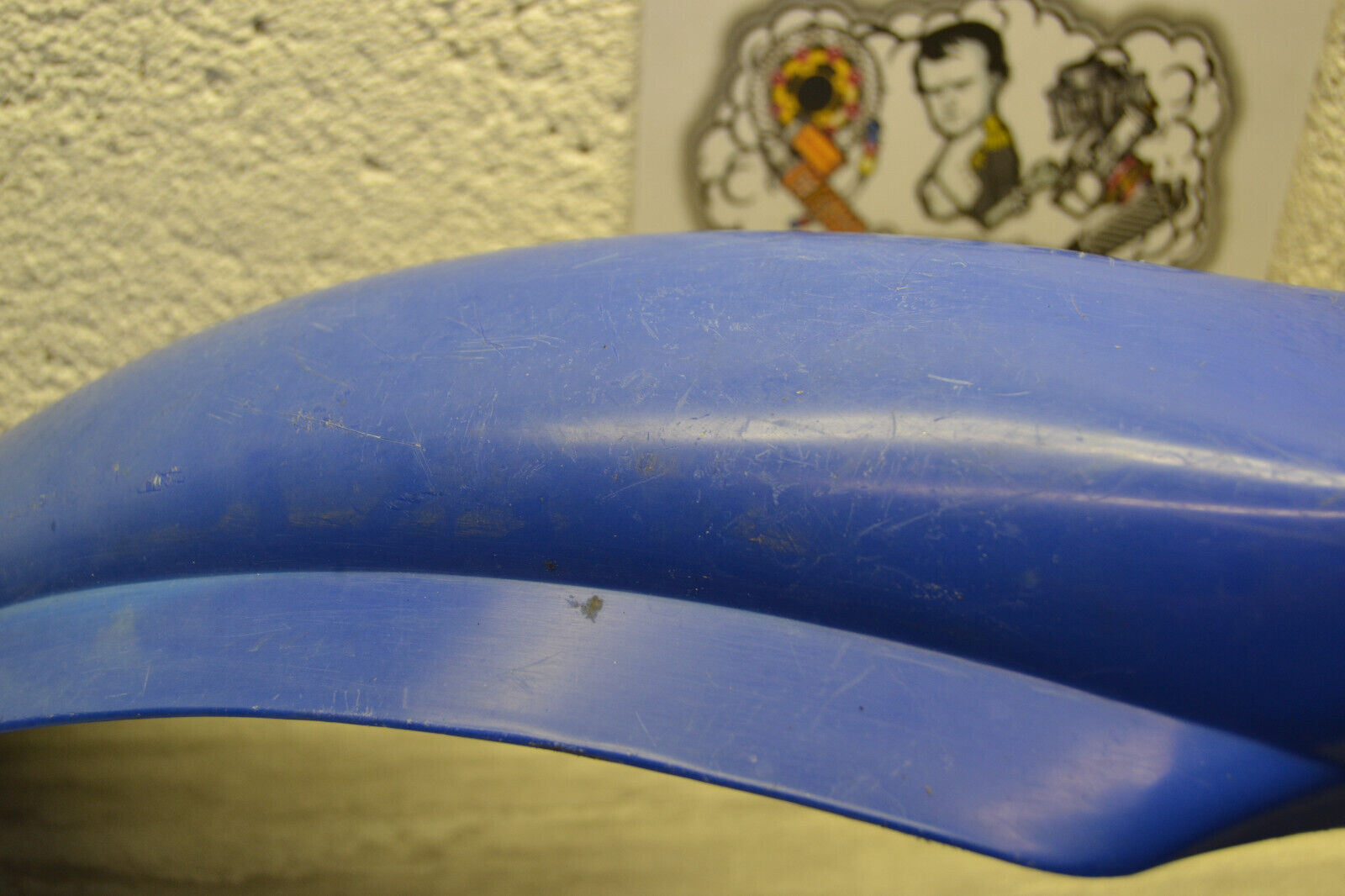 garde boue avant Yamaha XT 600 2KF fareway blue – Image 8